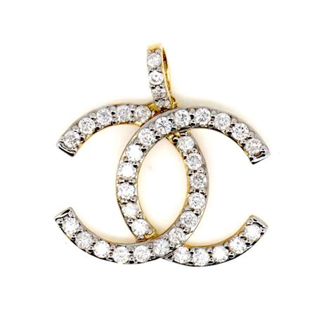 chanel gold diamond necklace